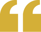 Bold gold quotation marks graphic